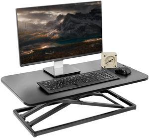 VIVO Economy Height Adjustable 29" Standing Desk Sit Stand Desktop Monitor Riser