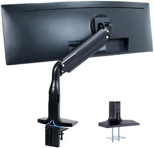 VIVO Single Pneumatic Mount, Fits up to 49 inch Ultrawide Monitor, Adjustable Desk Stand, Max VESA 200x100, STAND-V100H