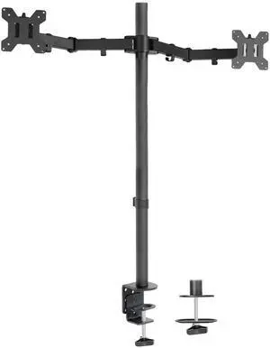 VIVO Dual Monitor Desk Mount, Extra Tall Fully Adjustable Stand for up to 27" Screens (STAND-V012)
