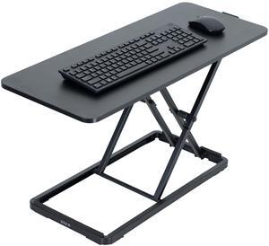 VIVO Black 30" Single Top Ergonomic Scissors Lift Keyboard and Mouse Riser