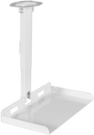 VIVO White Universal Ceiling Extending Projector Tray, Height Adjustable Projection (MOUNT-VP08W)