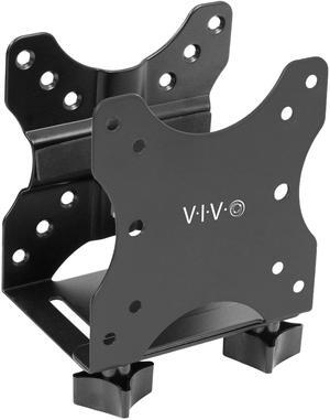 VIVO Adjustable Thin Client Mini PC Mount Bracket | CPU VESA Under Desk and Monitor Arm Computer Holder (MOUNT-PC05C)