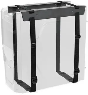 VIVO Black Under-Desk PC Adjustable Strap Mount | Computer Case Holder