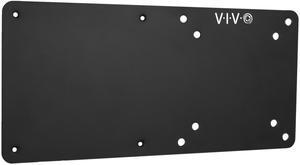 VIVO Black Steel Bracket Back of Monitor VESA Plate Mount Holder for Intel NUC