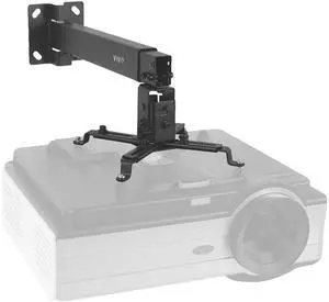 VIVO Black Universal Adjustable Wall Ceiling Projector Mount Bracket Extendable Length Projection (MOUNT-VP06B)