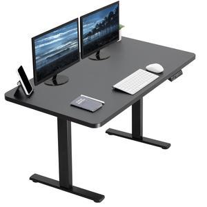 VIVO Electric 43 x 24 Stand Up Desk | Black Table Top, Black Frame