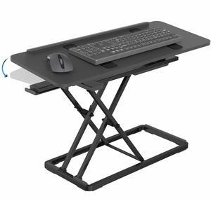 VIVO Black 30" Tilting Keyboard Riser, DESK-TKR1