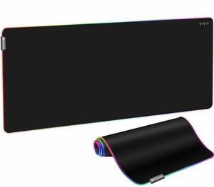 VIVO Black 60" x 24" RGB Desk Pad