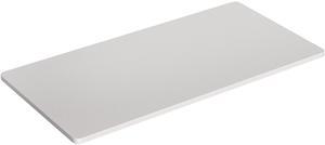 VIVO White 55 x 28 inch Universal Table Top for Sit to Stand Desk Frames