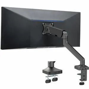 VIVO Pneumatic Arm Single Ultrawide Monitor Desk Mount, Fits up to 40" Screens
