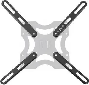 VIVO Steel VESA TV Mount Adapter Plates for Screens 32" to 55" | Conversion Kit for VESA up to 400x400mm (MOUNT-AD400B)