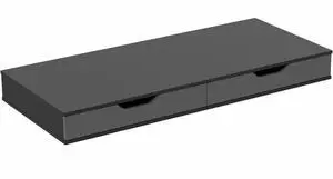 VIVO Black 55 x 24 inch Universal Table Top for Sit to Stand Desk Frames