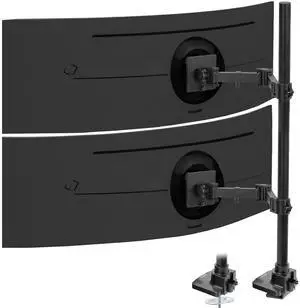 VIVO Dual Ultrawide Monitor Extra Tall Desk Mount for Computer Screens to 49"