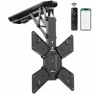 Electric Motorized Flip Down Pitched Roof Ceiling TV Mount for 23" to 55" Screen