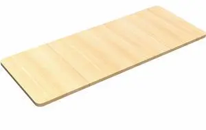 VIVO Light Wood 60 x 24 inch Universal Table Top for Sit to Stand Desk Frames