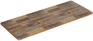 VIVO Reclaimed Wood 60 x 24 inch Universal Table Top for Sit Stand Desk Frames