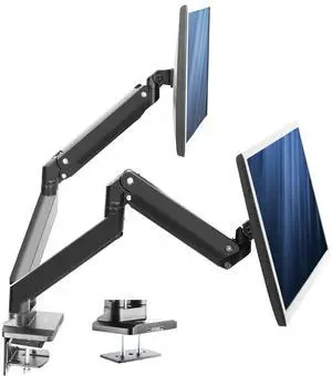 VIVO Dual Monitor Counterbalance Desk Mount Stand + USB, Fits Screens up to 38" VIVO Dual Monitor Counterbalance Desk Mount Stand + USB, Fits Screens up to 38"
