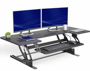 VIVO 54 Manual Height Adjustable Standing Desk Converter, Desk Riser VIVO 54 Manual Height Adjustable Standing Desk Converter, Desk Riser