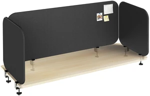 VIVO Clamp-On 108 Desk Privacy Panel, PET Fabric, One 60" and Two 24, 3-Pack VIVO Clamp-On 108 Desk Privacy Panel, PET Fabric, One 60" and Two 24, 3-Pack