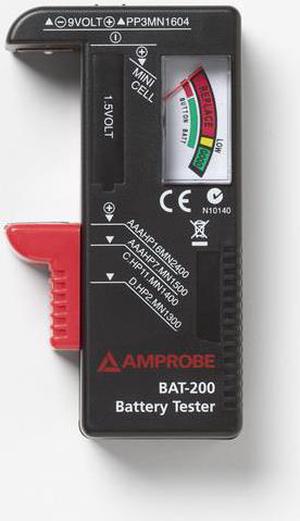 AMPROBE BAT-200 Battery Tester,9V, AA, AAA, C and D Cell