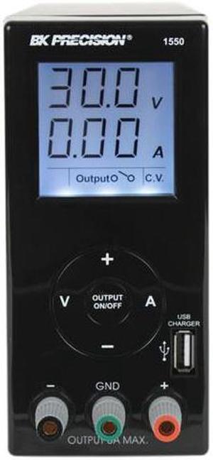 B&K Precision 1550 Switching DC Power Supply with USB Charger