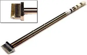 HAKKO T15-1401 Soldering Tip, Flat Blade, 10.4 mm, For Use With Mfr. No. FM-2027