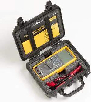 FLUKE Fluke-CXT80 Hard Carrying Case,11 In. D,5 In H,Black