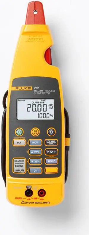 Fluke 772 Loop Calibrators - Type: Milliamp Process Clamp Meter, True RMS: No