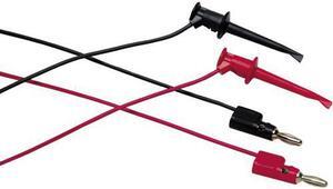 FLUKE TL950 Mini Pincer Test Leads, Stackable 4mm Banana Plug to Mini Pincers,