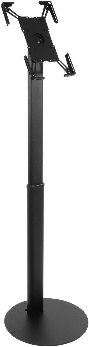 Mount-It! Universal Tablet Floor Kiosk | Theft-Deterrent Tablet Stand | Black