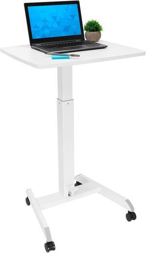 Mount-It! Adjustable Rolling Computer Desk | 23.6" x 20.5"