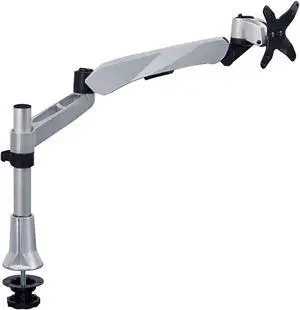 Mount-It! Professional Spring Arm Single Monitor Desk Mount | Fits 17-32 Inch Screens