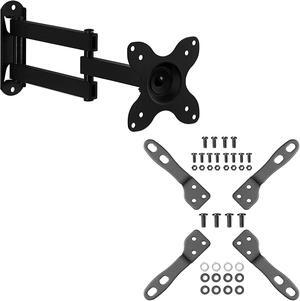 Mount-It! Full Motion TV Mount with VESA Adapter Bundle | Fits 28"-43" TVs