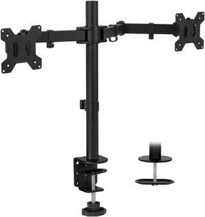 Mount-It! Dual Monitor Mount | Fits Up to 32" Screens | Full Motion Gaming VESA Stand
