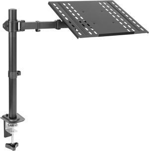 Mount-It! Full Motion Laptop Desk Mount with Cooling Tray | 17" Max Screen Size