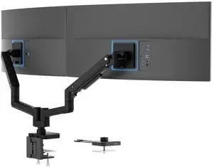 Mount-It! Heavy-Duty Dual Monitor Mount with Gas Spring Arms (MI-12003)