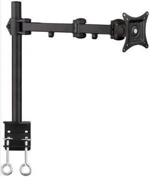 Mount-It! Single Monitor Arm Mount Desk Stand | Full Motion | Fits 19-32 Inch Screens