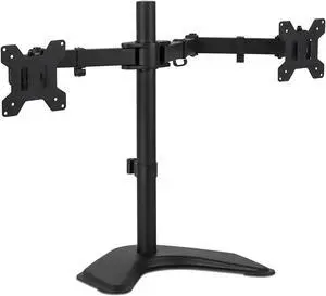 Mount-It! Dual Monitor Stand | Fits Up to 32" Screens | Full Motion Arms