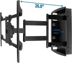 Mount-It! Recessed TV Wall Mount |  In-Wall TV Bracket for Flush Installation | Fits Screen Sizes 32-70 Inch TVs