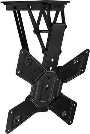Mount-It! Motorized Ceiling TV Mount With Remote| Fits 32" to 55" TVs
