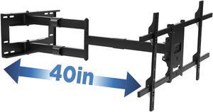 Mount-It! Full Motion TV Mount| Fits 43"-80" TVs | 40 Inch Extension