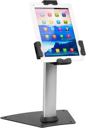Mount-It! Secure Universal Tablet Kiosk POS | Counter-top Stand | Fits iPad 7.9- 10.5 Inch Tablets