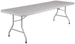 NATIONAL PUBLIC SEATING BT-3096 Rectangle Folding Table, 30" W, 96" L, 29-1/2"