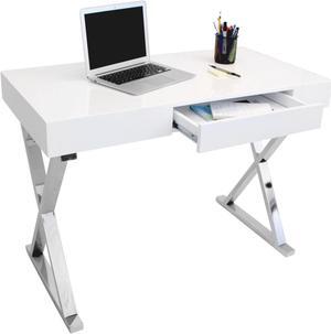 Lumisource Luster Desk In White
