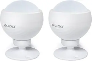 XODO PS1 2-Pack WiFi Wireless DIY Motion Sensor, Smart Home Motion Calibration Designs for Home Security Motion Sensor