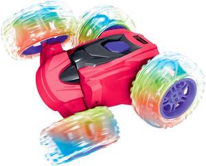 Contixo SC3 Remote Control Car RC Cars Stunt Car Toy, 4WD 2.4Ghz Double Sided 360° Rotating RC Car with Headlights, Kids Xmas Toy Cars for Boys/Girls