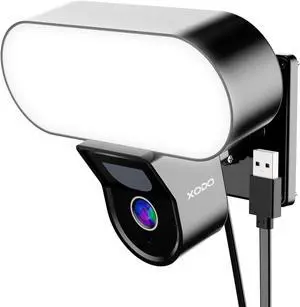 Xodo E9 Smart Security Cameras - Wi-Fi Wireless Floodlight Camera with Motion Sensor, 2.5K Full HD, Adjustable Lights, 2-Way Audio & Video Recording, Full Color Night Vision