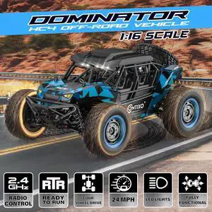 Contixo 1:16 All Terrain RC Cars, 25 MPH High Speed Remote Control Car with 2.4 GHz Remote Control, 4WD Electric Vehicle Off-Road Truck, 4X4 Waterproof RC Trucks Toys for Ages 8-13+