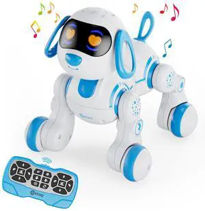 Contixo R3 Robot Dog, Walking Pet Robot Toy, App Controlled Robots for Kids, Remote Control, Interactive Dance, Voice Commands, Bluetooth, Motion Sensor, RC Toy Dog