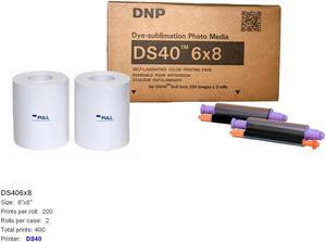 DNP DS40 5x7 Dyesub Printer Paper, 400 Glossy Prints DS405X7Z